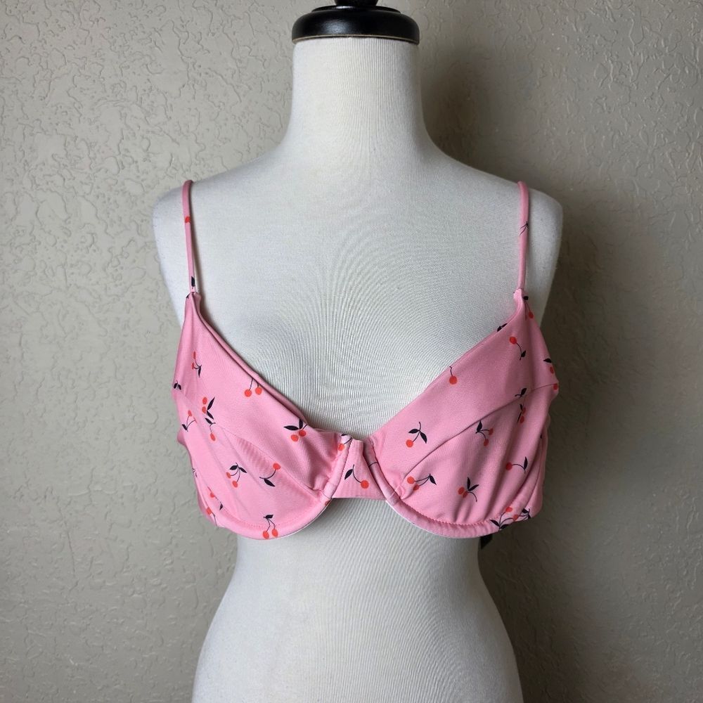 Skatie Cherry Bikini Set Swimwear Pink Size L